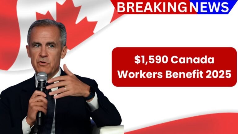 $1,590 Canada Workers Benefit 2025: Full Details on Eligibility and Payment