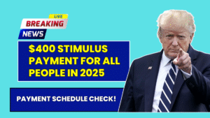 $400 Stimulus Payment for All People in 2025: Payment Schedule Check!
