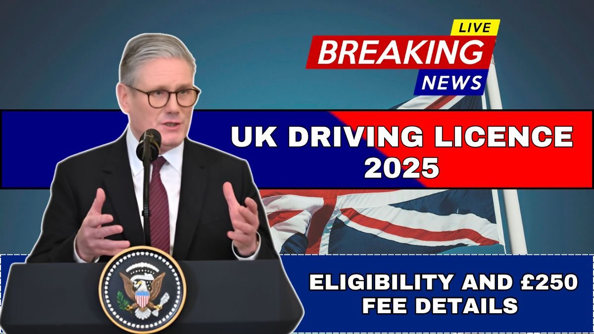 UK Driving Licence 2025: Eligibility and £250 Fee Details